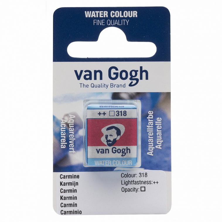 Акварель Talens "Van Gogh" в кювете Карминовый NEW 606x758