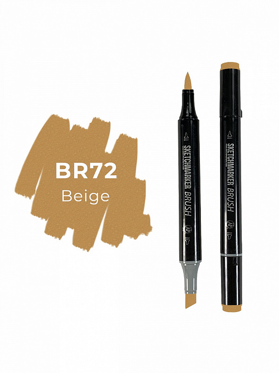 Маркер двухсторонний на спиртовой основе Sketchmarker Brush Цвет Бежевый 606x758