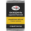 Акварель художественная Гамма "Старый мастер", индийская желтая, 2,6мл, кювета 1