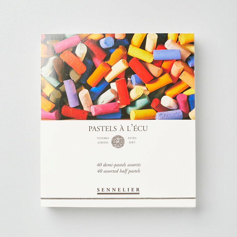 Набор сухой пастели Sennelier "A LECU" 40 цв 1/2, в картонной коробке 606x758