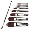 Кисть синтетика №22 плоская, удлиненная вставка Winsor&Newton "Galeria"