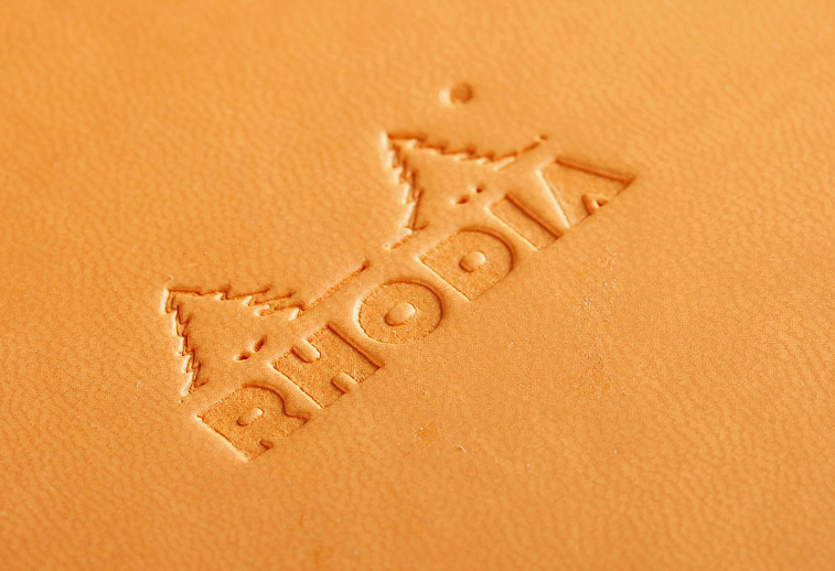 Блокнот в точку Rhodia "Webnotebook" А5 96 л 90 г, оранжевый, листы: слоновая кость