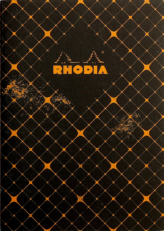 Блокнот в клетку Rhodia "Heritage quadrille black" А5 32 л 90 г, листы: слоновая кость