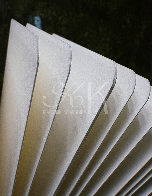 Мини-скетчбук для акварели Potentate 10х10 см 24 л 300 г, светло-желтый 606x758