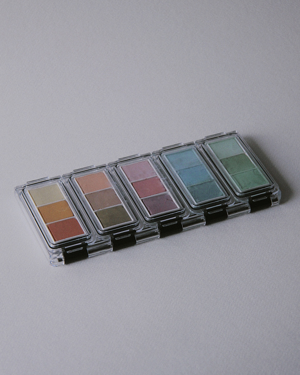 Набор пастели прессованной nuance. Pastel Dualité, Le Silence (тишина), 15 цв 606x758