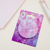 Самоклеящийся блок MESHU "Galaxy", 60 мм, 50 л, европодвес, Pink 2