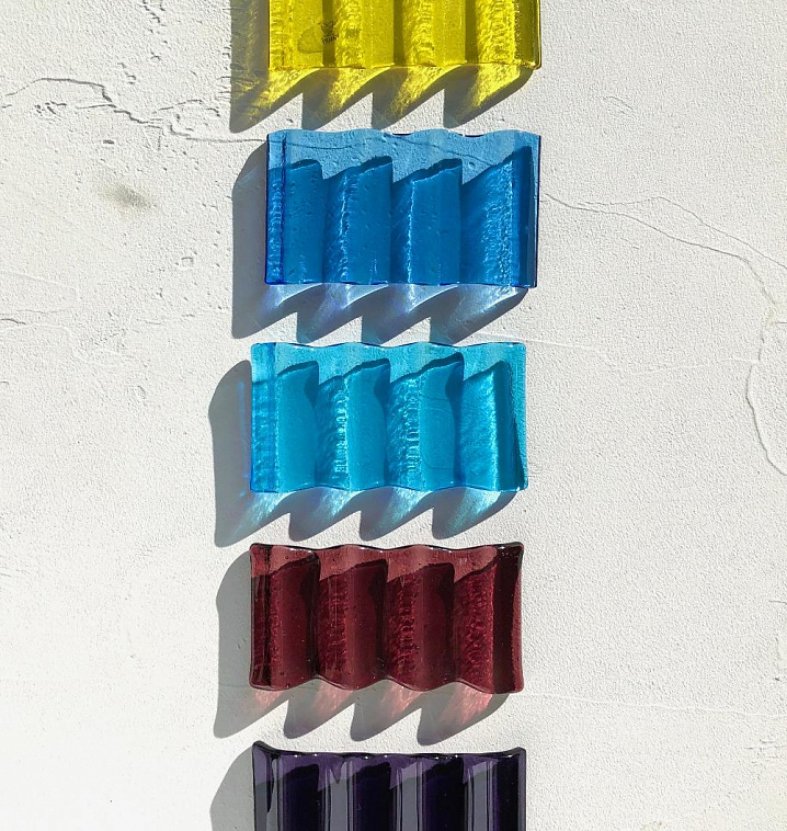 Стеклянная подставка под инструменты W4, цвет Фиалка