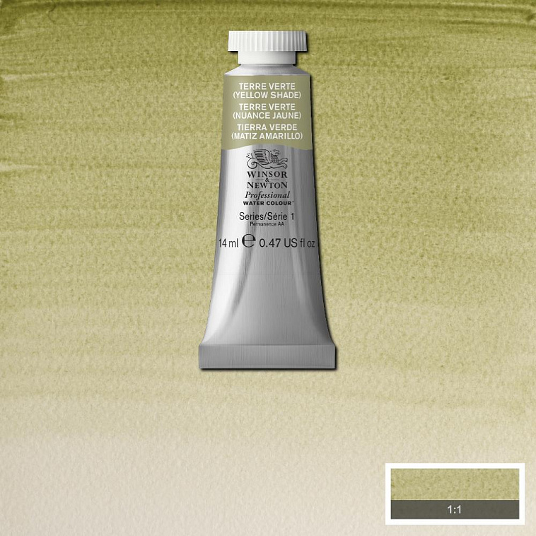 Акварель Winsor&Newton "Professional" в тюбике 14 мл Глауконит 04 606x758