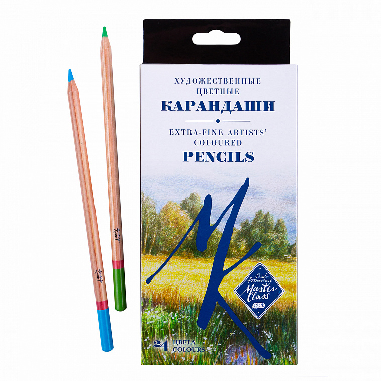 Набор профессиональных карандашей цветных "Мастер-Класс" 24 цв