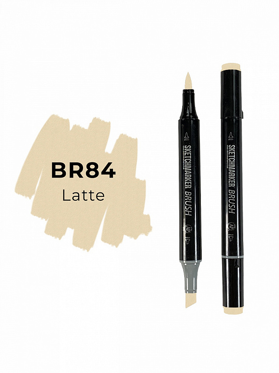 Маркер двухсторонний на спиртовой основе Sketchmarker Brush Цвет Латте 606x758
