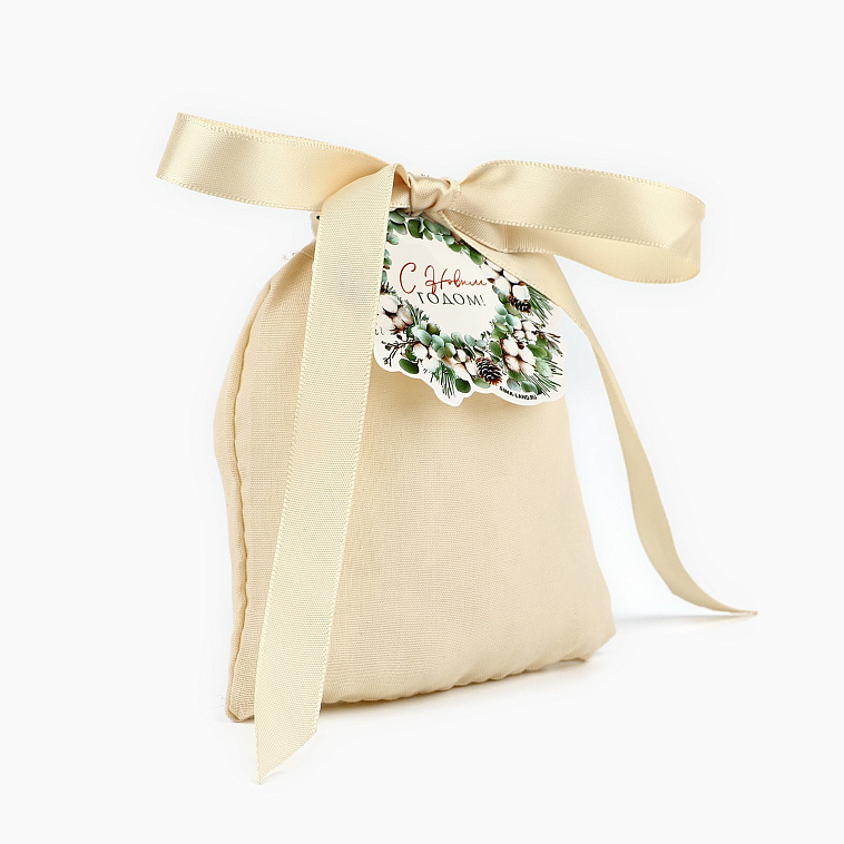 Мешок из хлопка "С Новым годом", 10 × 12 см 606x758