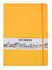 Блокнот для зарисовок Sketchmarker 21*29,7 cм 80 л 140 г, твердая обложка Оранжевый неон