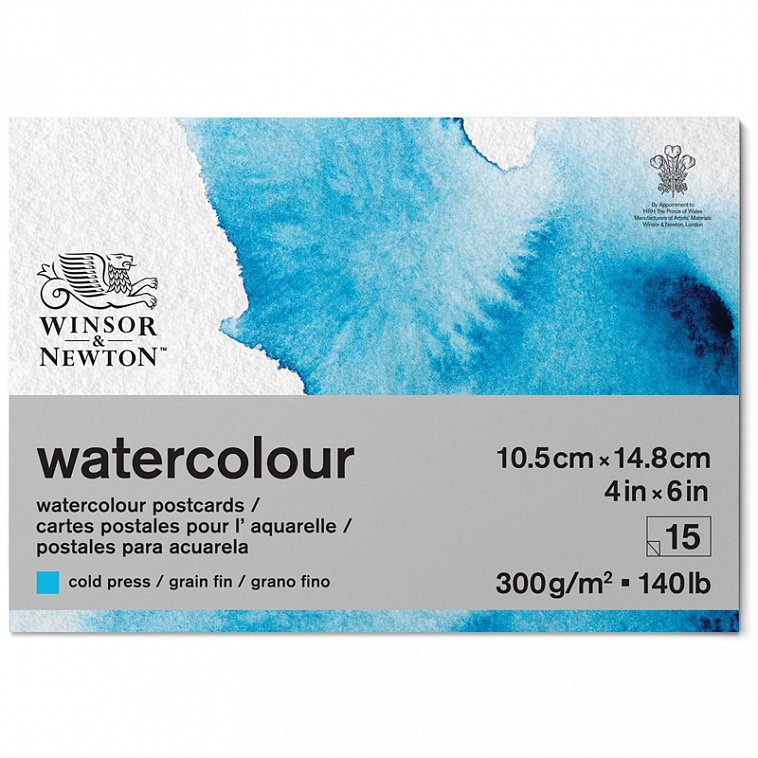 Альбом-склейка для акварели Winsor & Newton "Watercolour" А6 15 л 300 г