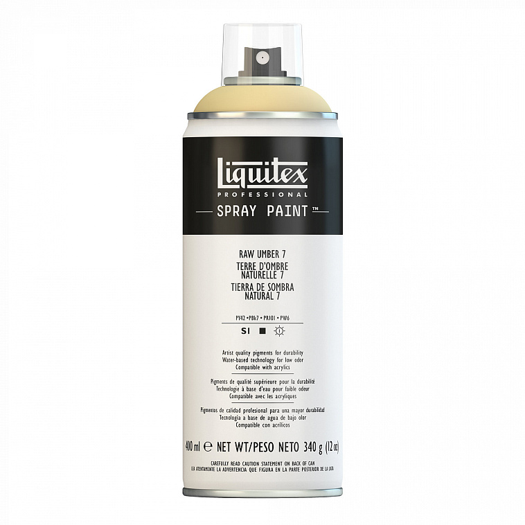 Акрил в аэрозоле Liquitex "Spray" 400 мл Умбра натуральная 7 606x758