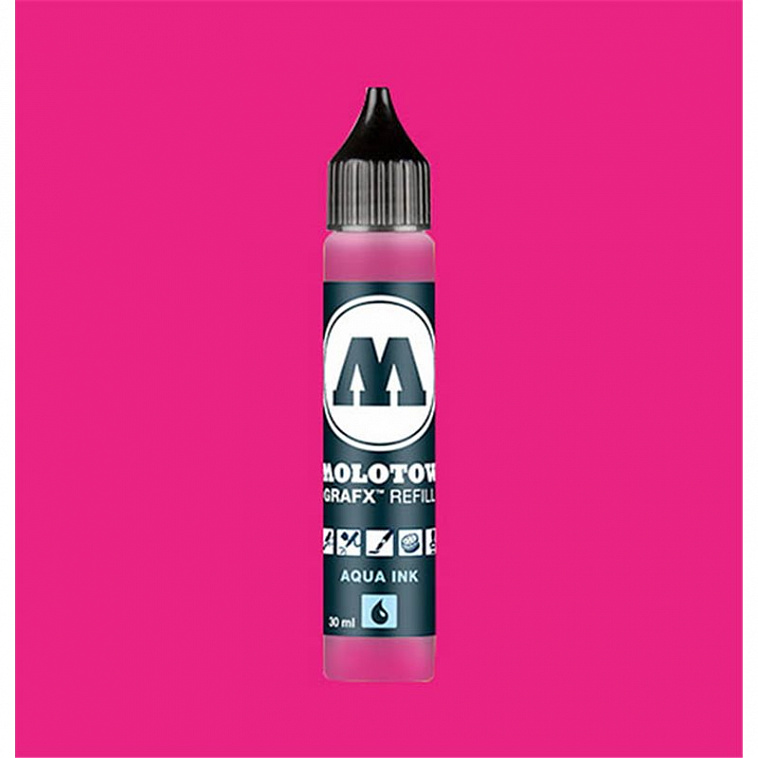 Заправка для маркеров Molotow "AQVA GRAF-X" 30 мл Розовый 606x758