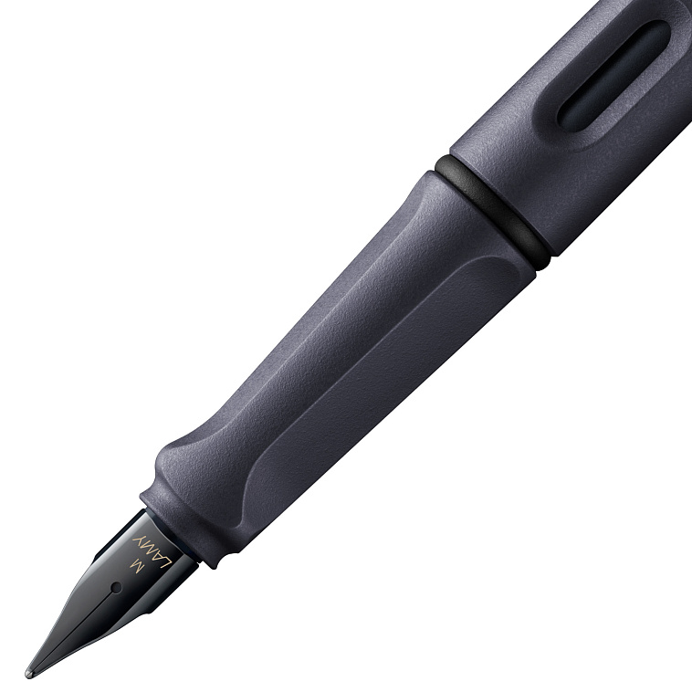 Ручка перьевая Lamy Steel Black 0E2 safari 606x758
