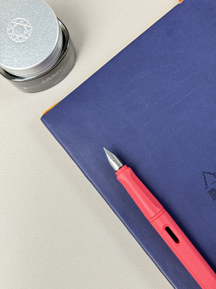Ручка перьевая Lamy "0B0 safari", Sunset coral, F 606x758