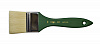 Кисть щетина №60 флейц Гамма, зелёная ручка 