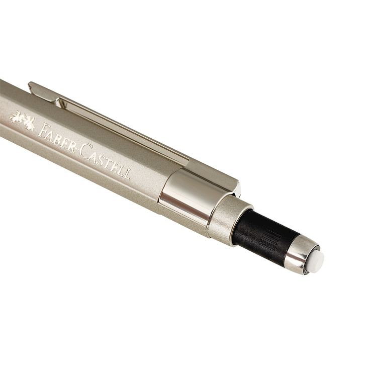 Карандаш механический Faber Castell "TK-Fine Vario L" 0,5 мм, HB, с ластиком, шампань 606x758