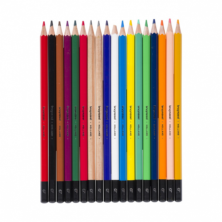 Набор цветных карандашей Bruynzeel 12+6 шт, синяя упаковка