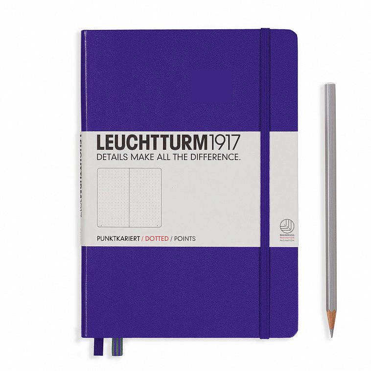 Книга для записей в точку Leuchtturm1917 "MEDIUM" А5 249 л фиолетовый    