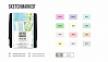 Набор маркеров Sketchmarker Pale set 12 шт  2