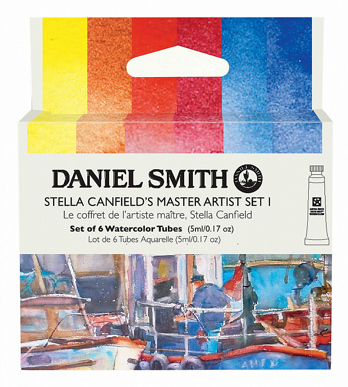 Набор акварели Daniel Smith Stella Canfield's Master Artist Set I, в тубах 6 цв*5 мл