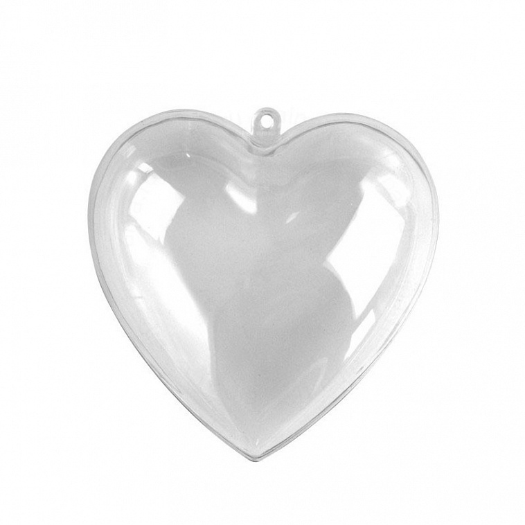 Декор из пластика Сердечки цветные размер 3*2,5см купить в Хабаровске