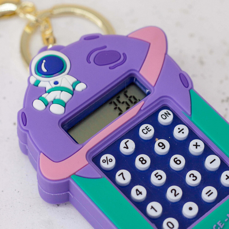 Брелок-калькулятор "Planet", purple