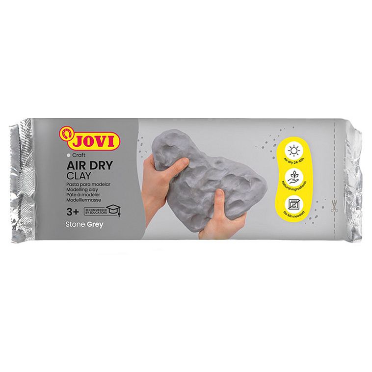 Паста для моделирования JOVI, отвердевающая, серый, 500 г, вакуумный пакет 606x758