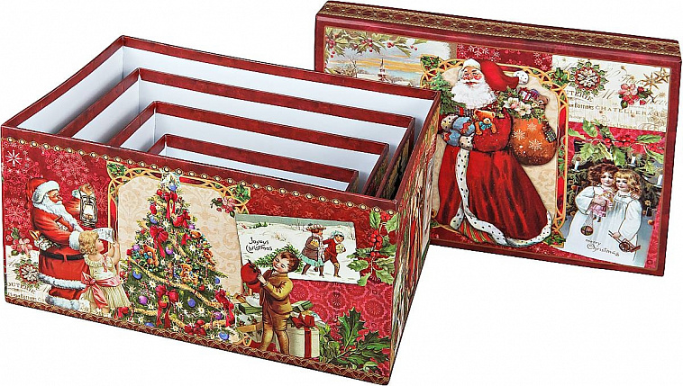 Подарочная коробка Mister Christmas Прямоугольная 14 см