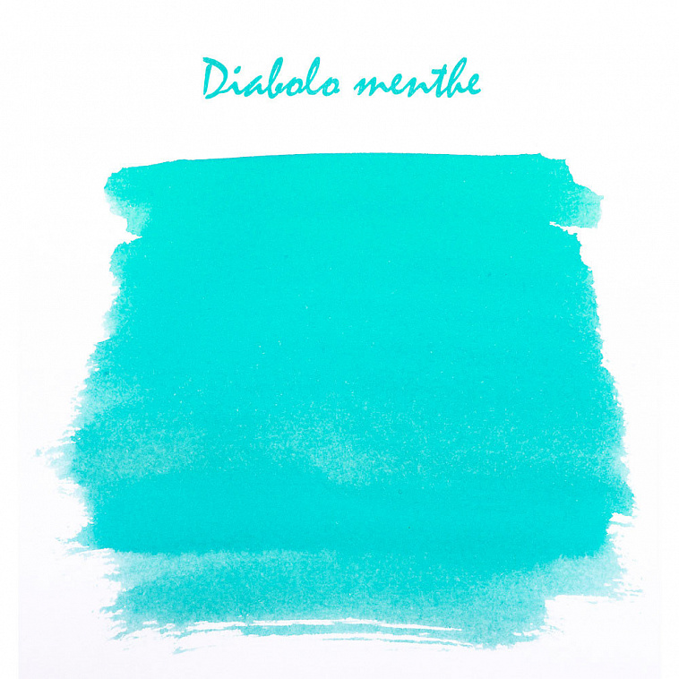 Набор картриджей для перьевой ручки Herbin, Diabolo menthe Бирюзовый, 6 шт 606x758