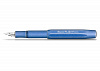 Ручка перьевая Kaweco AL Sport Stonewashed F 0,7 мм, корпус синий состаренный 1