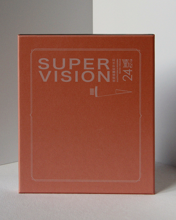Набор акварели традиционной китайской Super Vision "Illusrtators & designers " 24 цв*8 мл туба, карт 606x758