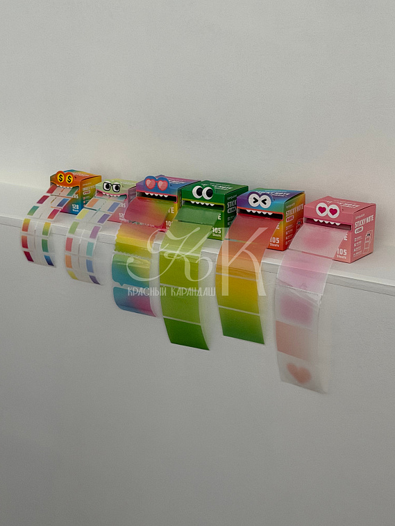 Блок стикеров для заметок  Languo, 7х5 см, 108 листов, ассорти 606x758