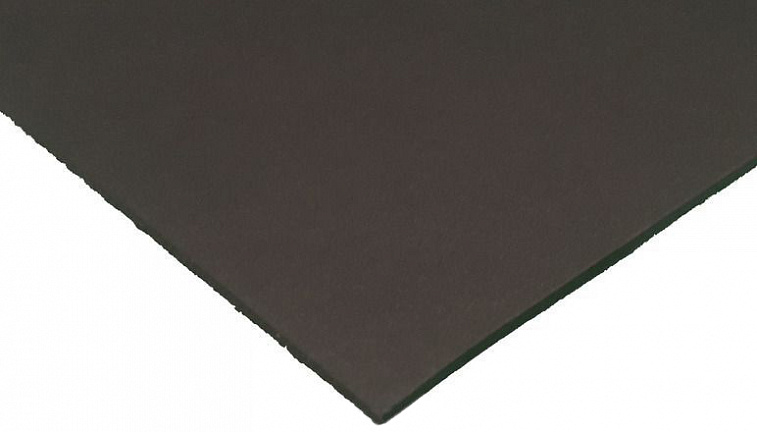 Картон черный, крашенный в массе Decoriton лист 20х30 см 1,5 мм 1015 г 