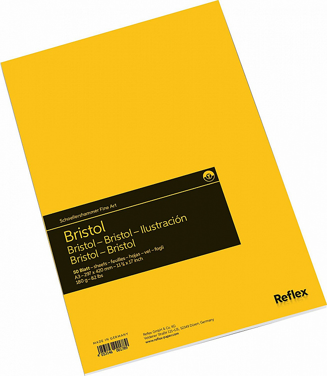 Альбом-склейка для графики Reflex Bristol 29,7х42 см 50 л 180 г