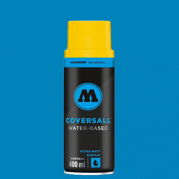 Акрил в аэрозоли Molotow "Coversall" 400 мл, Shock blue 606x758