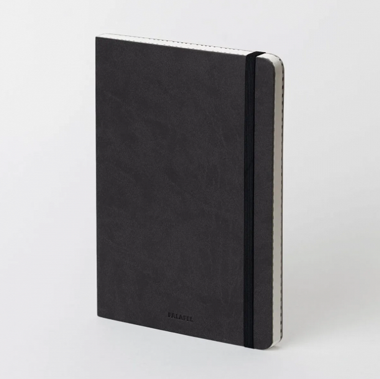 Блокнот FALAFEL BOOKS А5BL Anthracite, 64л, 120г, в точку 606x758