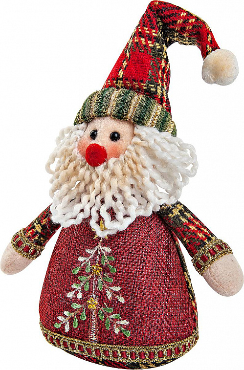 Игрушка новогодняя Mister Christmas Мягкая игрушка Дед Мороз