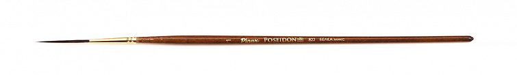Кисть белка микс №1 лайнер Pinax "Poseidon 822" короткая ручка 606x758