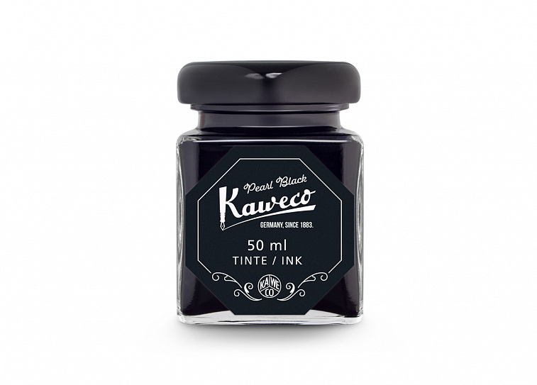 Чернила Kaweco 50 мл стекло, черный перламутровый 606x758