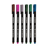 Набор цветных линеров Sketchmarker "Artist Fine Pen" Intense 6 цветов в картонной упаковке 3