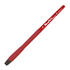 Кисть соболь-микс №12 плоская Roubloff "Aqua" ручка короткая красная, покрытие обоймы soft-touch