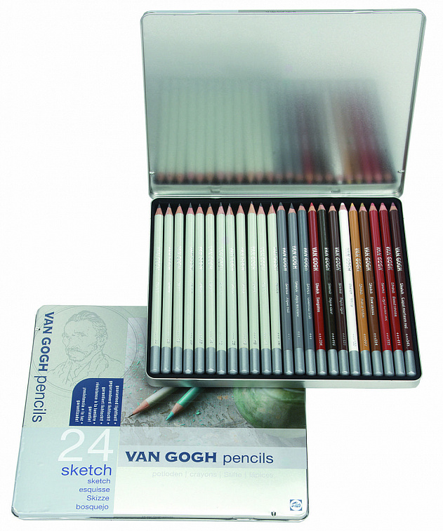 Набор карандашей для эскизов Talens "Van Gogh" 24 шт