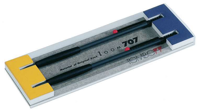 Ручка шариковая + механический карандаш Tombow ZOOM 707  корпус серо-черный