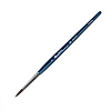 Кисть белка №4 круглая удлиненная Roubloff premium ручка синяя короткая