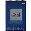 Альбом для графики на спирали Fabriano "1264 BLACK" 29,7х42 см 40 л 200 г 1