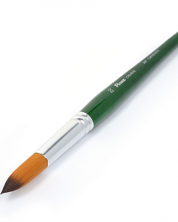 Кисть синтетика №20 круглая Pinax "Creative 341" короткая ручка 606x758