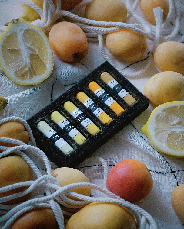 Набор пастели сухой nuance., When Life Gives You Lemons, 6 шт (желтые) 606x758